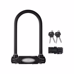 L'antivol U Master Lock 8195EURDPROCOLWR présente un corps en acier cémenté de 11 cm de large pour un maximum de résistance e ...