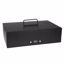 MASTER LOCK Coffre de rangement scuris - Format S, Coffre-fort portable, Noir, Verrouillage à combinaison, 4,3 L, Acier, Carn ...
