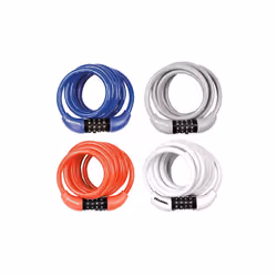 Câble s'enroulant en acier 1,80m x 8mm. Combinaison programmable.