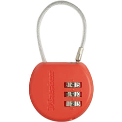 MASTER LOCK Cadenas porte-adresse combinaison programmable de 42 mm ; assortiment de couleurs
