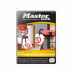 Kit de consignation electrique ELECKIT-FR Master Lock Le Kit de consignation electrique ELECKIT-FR Master Lock comprenant : 1 ...