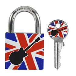 Cadenas Massif D'Une Largeur De 30 Mm , Motif Imprimé Guitare