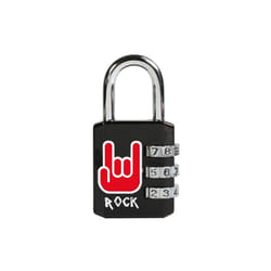 Master Lock - Cadenas 3 chiffres imprimé rock 30 mm