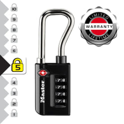 MASTER LOCK Cadenas TSA 35mm Noir