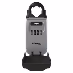MASTER LOCK 5420EURD, Coffre-fort portable, Gris, Verrouillage à combinaison, Métal, Clé, 72 mm
