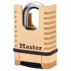 MASTER LOCK M1177EURD, Cadenas conventionnel, Verrouillage à combinaison, Passe-partout, Garage, Self-stockage, Verrou de sto ...