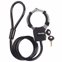 MASTER LOCK Street Cuff, Antivol, Noir, Acier, Clé, 1000 mm, 8 mm