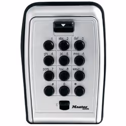 MASTER LOCK 5423EURD, Coffre-fort mural, Noir, Gris, Verrouillage à combinaison, Clé, 79 mm, 52 mm