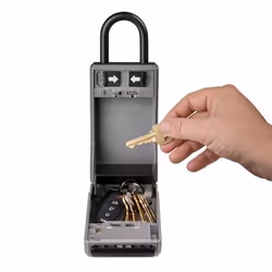 MASTER LOCK 5480EURD armoire et support à clé Acier Noir, Gris