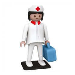 PLASTOY Figurine Infirmière Résine
