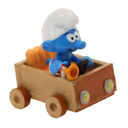 Figurine de collection - PIXI - Les Schtroumpfs - Caisse à savon 6479 - Édition limitée - 39 cm