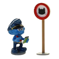 Figurines - PIXI - Les Schtroumpfs - Plomb - 38cm - Bleu - Objets décoratifs - Intérieur - Adulte - Mixte