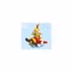 Figurine - Plastoy - Le Petit Prince - Renard en avion - PVC - 76 cm - Décoratif