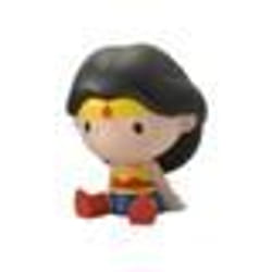 Tirelire - PLASTOY - Chibi Wonder Woman - Rouge - Licence Wonder Woman - Enfant 8 ans - PVC environnemental