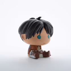 Plastoy Tirelire Chibi Eren, Multicolore, Polyvinyl chloride (PVC)