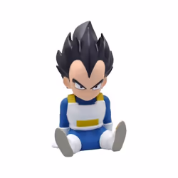Tirelire - Plastoy - Chibi Vegeta - PVC - 15 cm - Mixte - Bleu