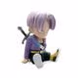Tirelire Chibi Trunks - Plastoy - Dragon Ball Z - Bleu - Vinyle - 9x10x13cm