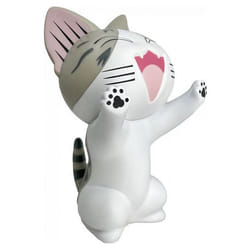 Tirelire - Plastoy - Chi une vie de chat - Gris et blanc - Mixte - Enfant