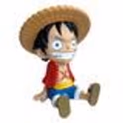 Tirelire - PLASTOY - Luffy - Multicolore - Plastique - Rond