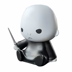 Mini-Tirelire - HARRY POTTER - Chibi Lord Voldemort - 14cm - Gris - Plastique - Mixte