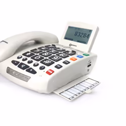 Geemarc Telecom Serenities Téléphone analog/dect Identification de l'appelant Blanc - Vue supplémentaire 4