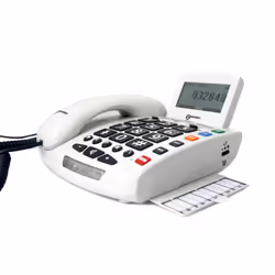 Geemarc Telecom Serenities Téléphone analog/dect Identification de l'appelant Blanc - Vue supplémentaire 5