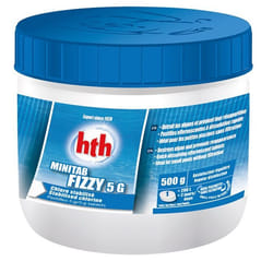 Chlore en pastilles effervescentes spécial piscinettes Minitab Fizzy 500 g - HTH