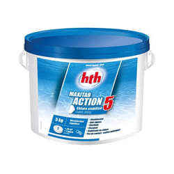 Chlore 5 actions en galets Maxitab 5 kg - HTH