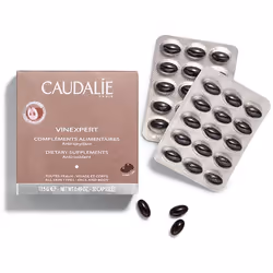 Caudalie Vinexpert Compléments Alimentaires, Capsule, Huile de pépins de raisin, Ampoule, Adulte, 30 pièce(s), 13,5 g