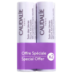 Caudalie Vinotherapist Soin des Lèvres Lot de 2 x 4,5 g