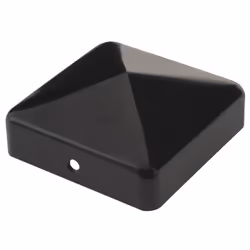 Chapeau pyramide - SIMSON - CABOCHON 70PB - Finition noire - Protection poteau bois - Taille N° 2