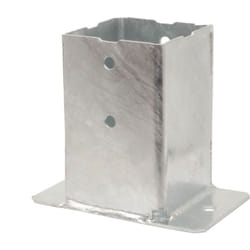 Pied de poteau SIMPSON pour muret et bord de dalle - 70 x 70 Galva - PPJBM70