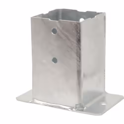 Pied de poteau SIMPSON pour muret et bord de dalle - 90 x 90 Galva - PPJBM90