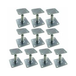 Poteau réglable - SIMPSON - APB100-150 - Acier - Gris - 10 pieds
