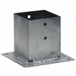 Pied de poteau carré de jardin à boulonner - 160x160 mm - SIMPSON - PPJBT160