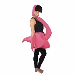 Déguisement Flamant Rose - Adulte - Blanc et Rose - 1 pièce - Intérieur