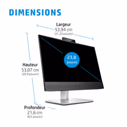 HP E24mv G4 écran plat de PC 23.8" Full HD Noir, Argent - Vue supplémentaire 15