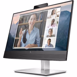HP E24mv G4 écran plat de PC 23.8" Full HD Noir, Argent - Vue supplémentaire 2