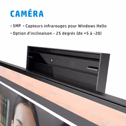 HP E24mv G4 écran plat de PC 23.8" Full HD Noir, Argent - Vue supplémentaire 8