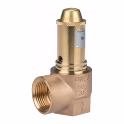 Soupape de sécurité pour installations d'eau sanitaire. Protège l'installation des surpressions dans le générateur.
