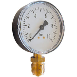 Thermador - Manomètre sec radial Mâle 1/2' (15/21) - Ø80mm - 0 à 4bar