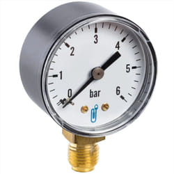 THERMADOR Manomètre sec RADIAL Mâle 1/4" - Ø50mm - 0 à 10bar