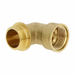 Coude laiton égal avec épaulement Mâle Femelle 1" Coude laiton 90° MF à visser. Caractéristiques Filetage 1" (26x34) INFORMAT ...