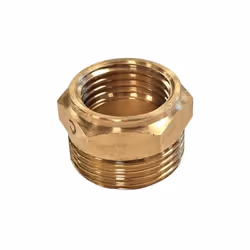 Mamelon M/F femelle réduit Thermador. Mamelon laiton réduit Mâle 15X21, Femelle 12X17 référence 243G1512. - Pour Plomberie , ...