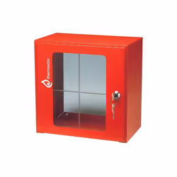 Boitier sous verre dormant Thermador BSVD332 rouge 300x300x200mm Protection des vannes de barrage et de sécurité. Interventio ...