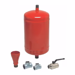 Bouteille de mélange Pour chauffage Matière : acier Capacité : 25 L Filetage entrée : M 1' (26x34) Filetage sortie : M 3/4' ( ...