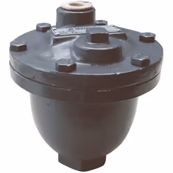 Présentation Purgeur d'air automatique pour installation de chauffage, corps fonte mécanisme et flotteur en inox AISI 304 Tem ...