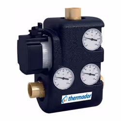 Corps en laiton Matériau d'isolation : Polypropylène Expansé EPP Débit maxi : 2,8 m3/H Circulateur : Grundfos UPM3 Auto L xx ...