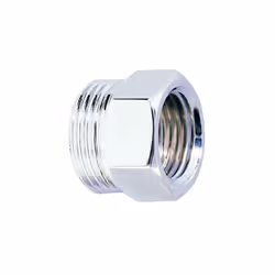 Mamelon laiton MF chromé 6 pans JT plat 20x15
