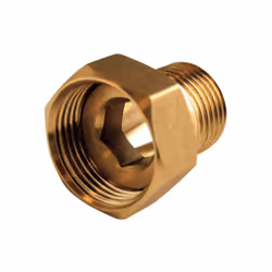 Présentation Raccord laiton 2 pièces à porter plate Femelle écrou libre 1-1/4" (33/42) - Mâle 3/4" (20/27) Thermador